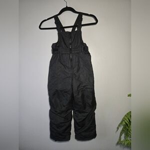 Cat & Jack Black Snow Bib Overalls‎ – Kids 4T